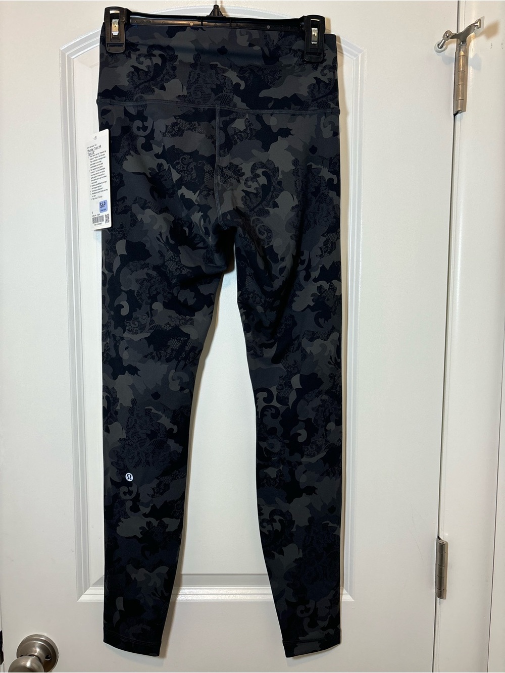 lululemon athletica Black & Charcoal Camouflage-Pattern Leggings